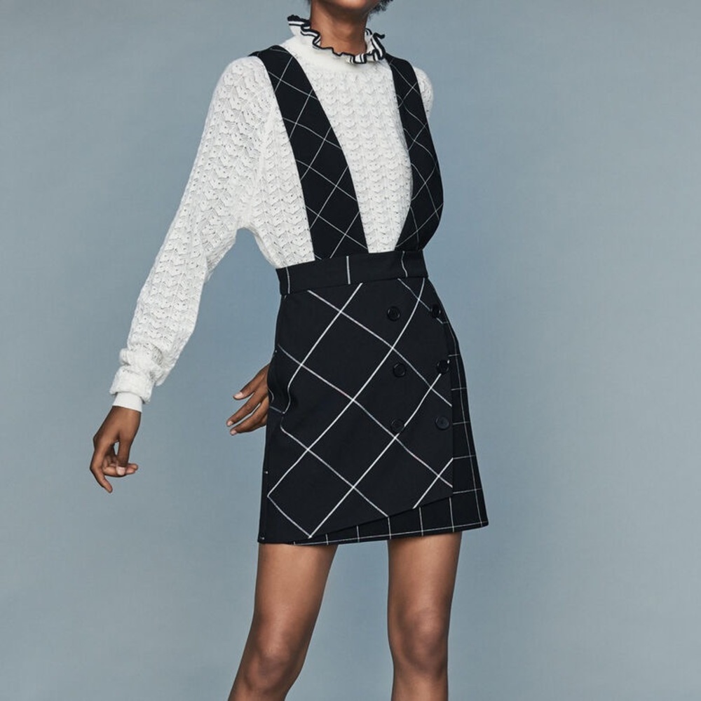 Maje woven skirt. Great dress, but small for me.